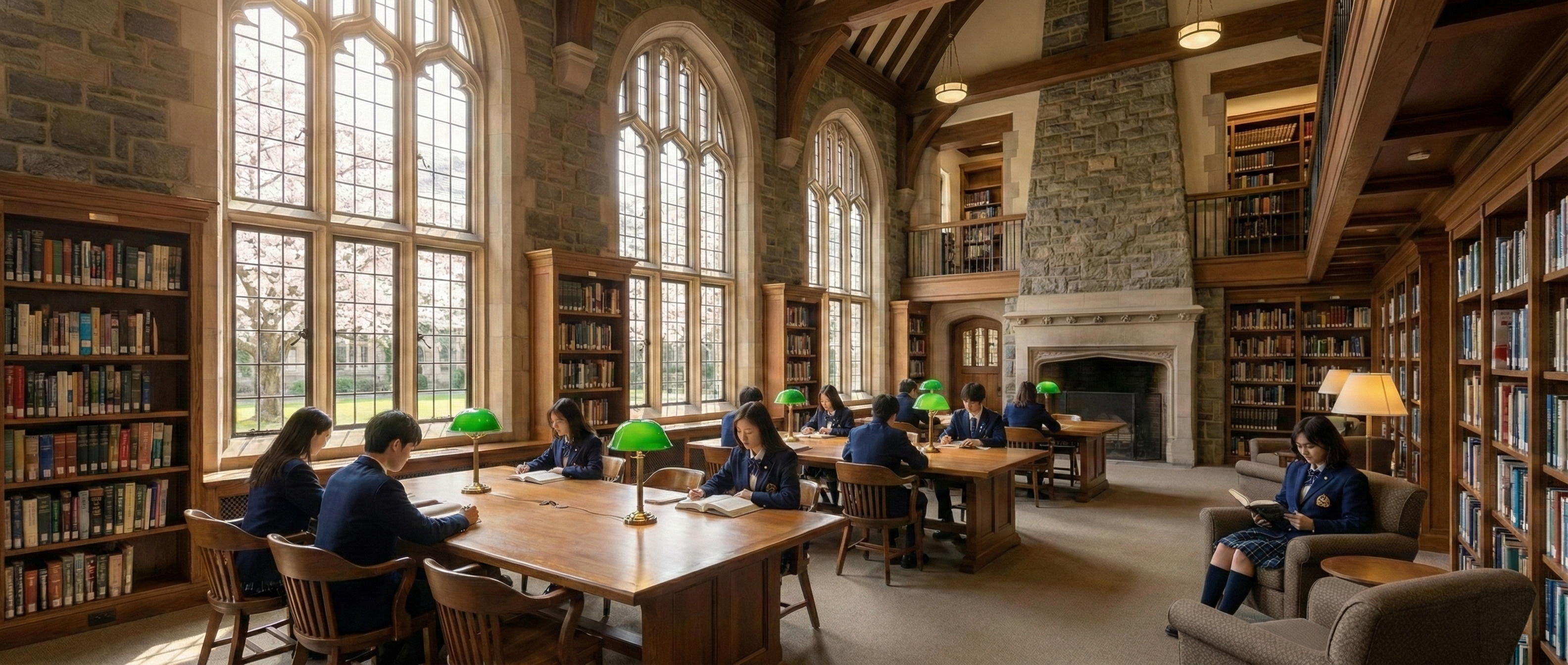 美雲高等学校 図書室